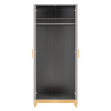 Wooden Wardrobe With 2 Doors - Cleveland