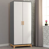 Wooden Wardrobe With 2 Doors - Cleveland