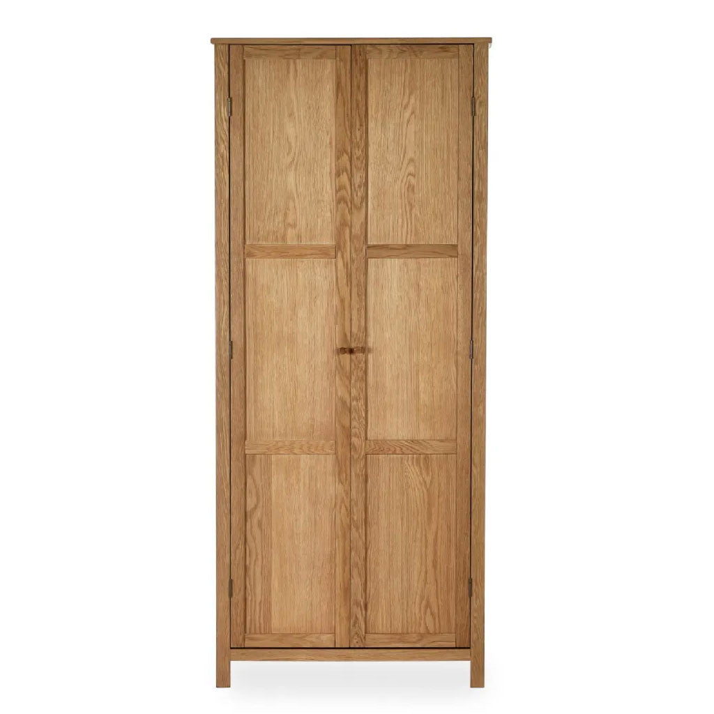 Wooden Wardrobe With 2 Doors - Coxmoor