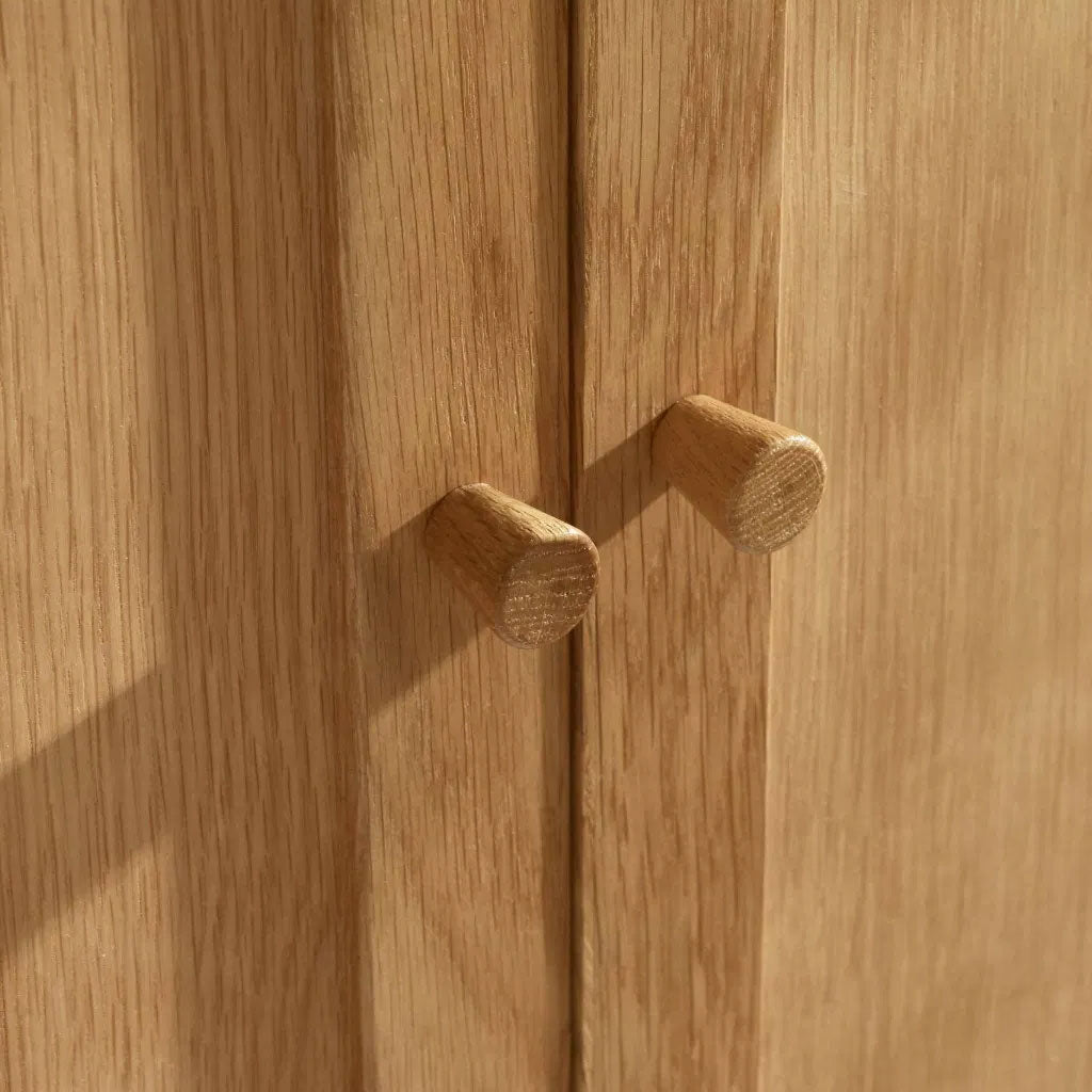 Wooden Wardrobe With 2 Doors - Coxmoor