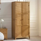Wooden Wardrobe With 2 Doors - Coxmoor