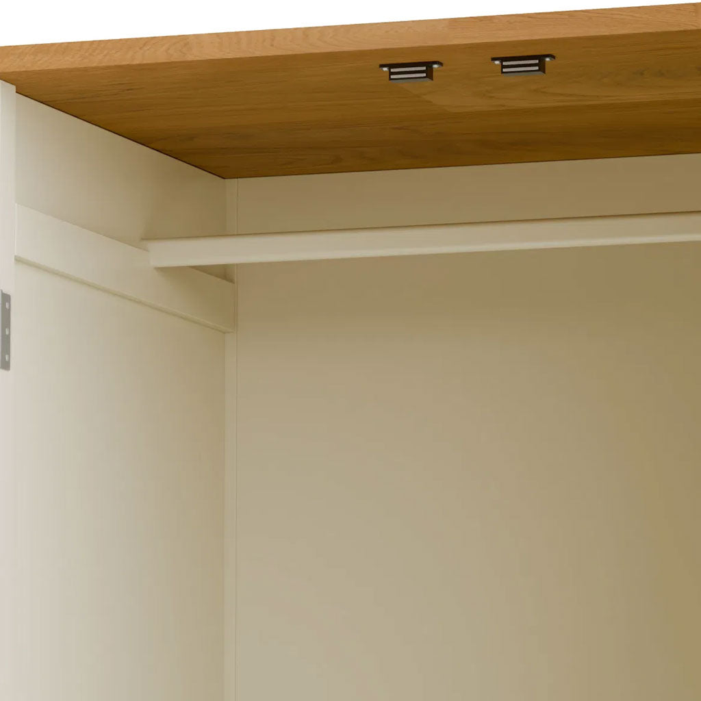Wooden Wardrobe With 2 Doors - Coxmoor