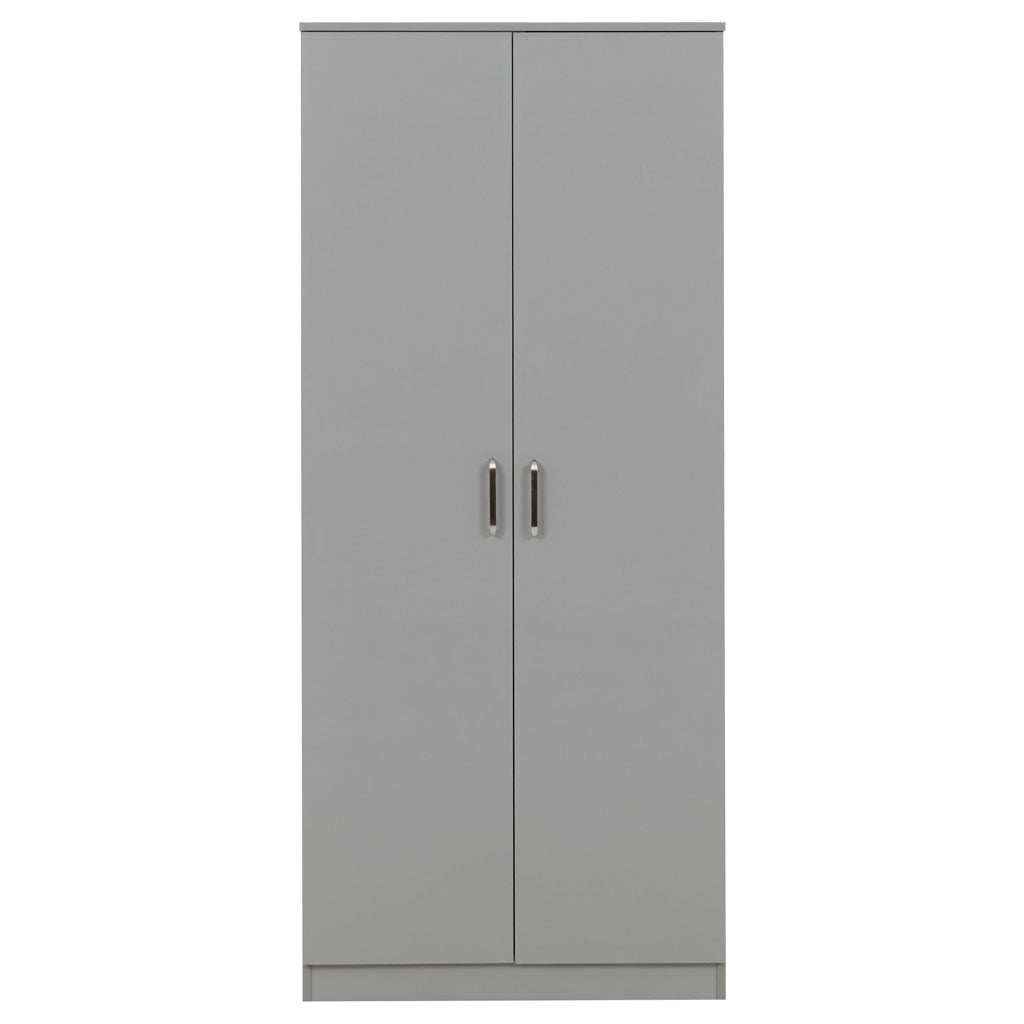 Wooden Wardrobe With 2 Doors - Dakota