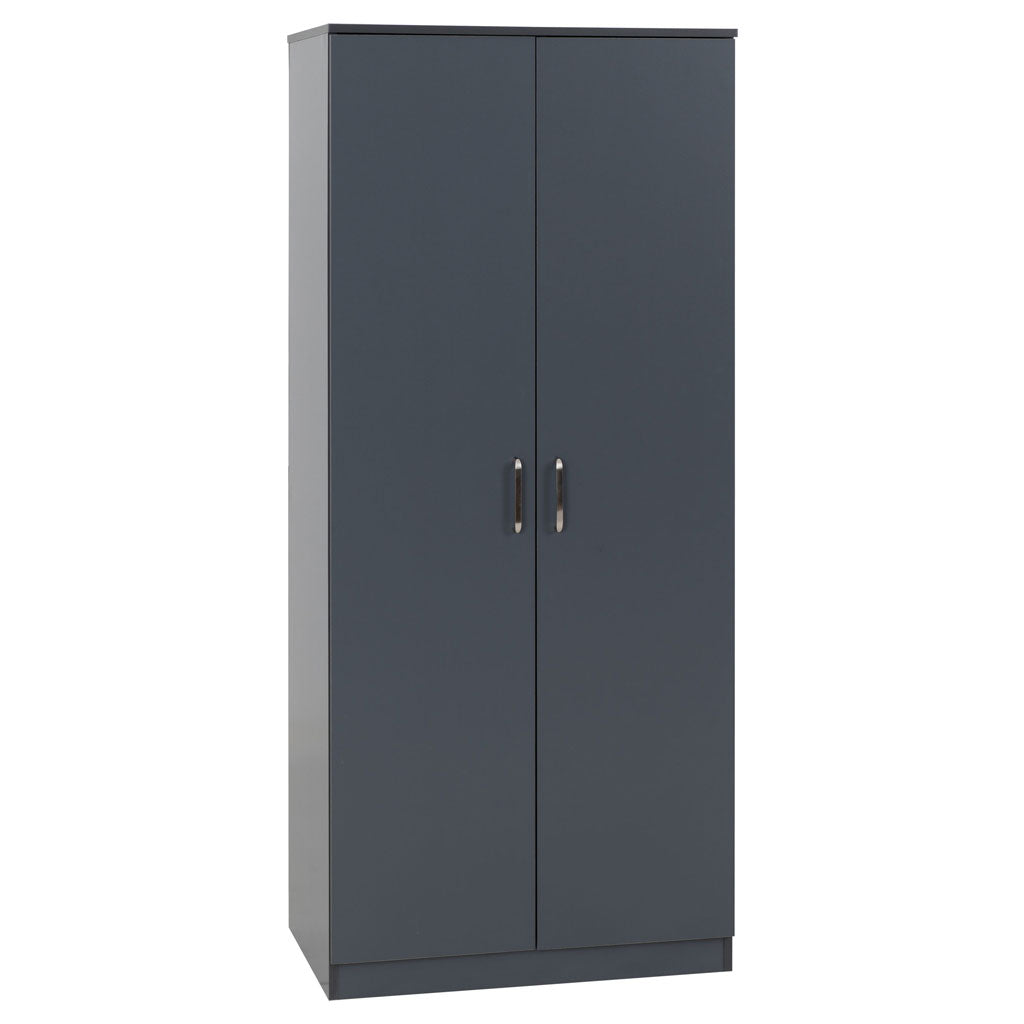 Wooden Wardrobe With 2 Doors - Dakota