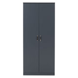Wooden Wardrobe With 2 Doors - Dakota