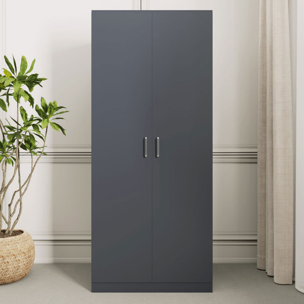 Wooden Wardrobe With 2 Doors - Dakota