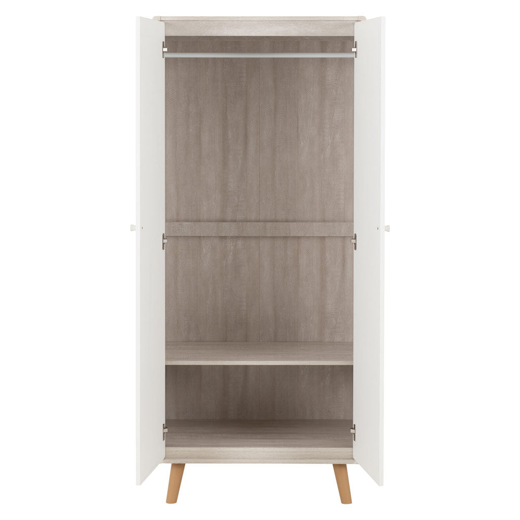 Wooden Wardrobe With 2 Doors - Dixie