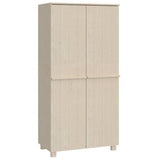 Wooden Wardrobe With 2 Doors - Hamar