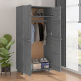 Wooden Wardrobe With 2 Doors - Hamar