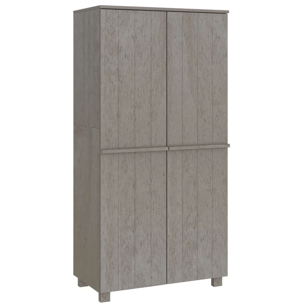 Wooden Wardrobe With 2 Doors - Hamar