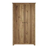 Wooden Wardrobe With 2 Doors - Havana