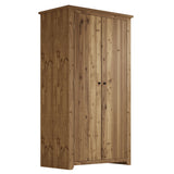 Wooden Wardrobe With 2 Doors - Havana