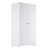 Wooden Wardrobe With 2 Doors - Havana