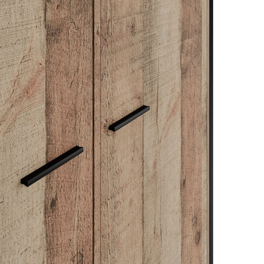 Wooden Wardrobe With 2 Doors - Hoxton