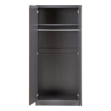 Wooden Wardrobe With 2 Doors - Malvern