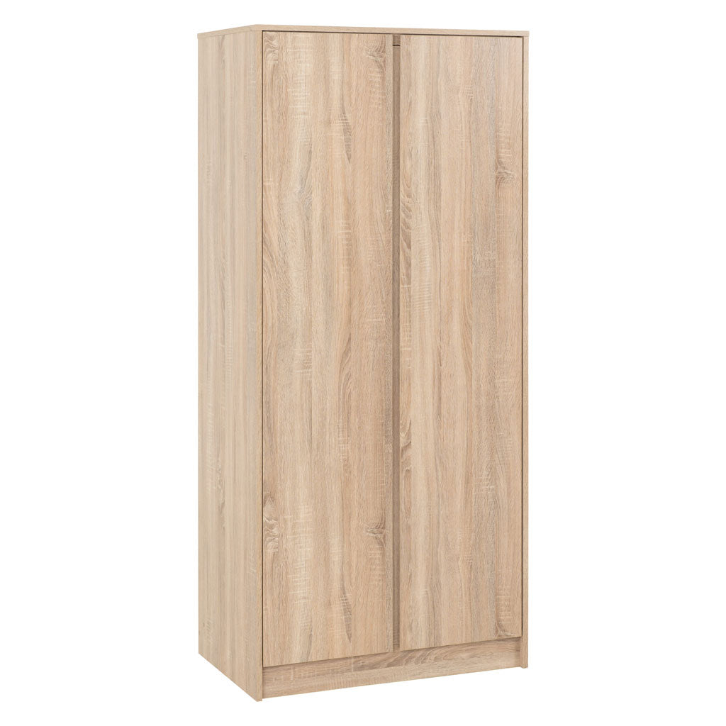 Wooden Wardrobe With 2 Doors - Malvern