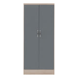Wooden Wardrobe With 2 Doors - Nevada