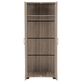 Wooden Wardrobe With 2 Doors - Oliver