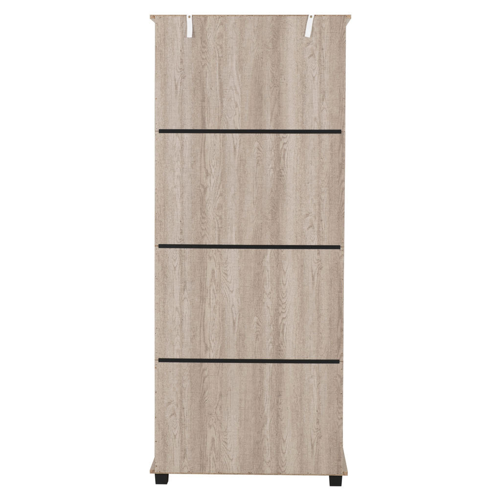 Wooden Wardrobe With 2 Doors - Oliver