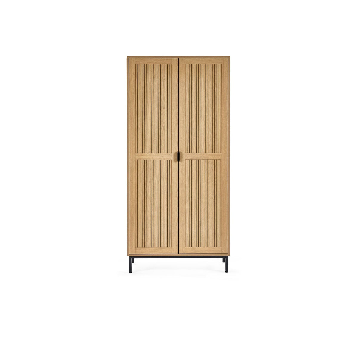Wooden Wardrobe With 2 Doors - Sia