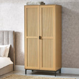 Wooden Wardrobe With 2 Doors - Sia