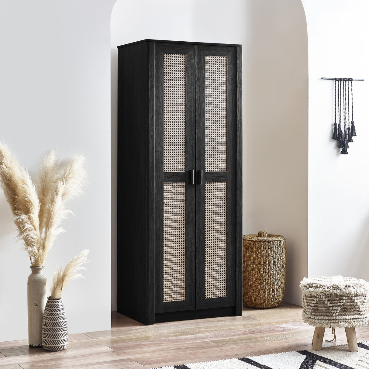 Wooden Wardrobe With 2 Doors - Sydney