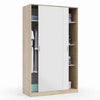 Wooden Wardrobe With 2 Sliding Doors - Duluth