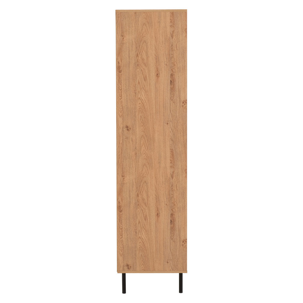 Wooden Wardrobe With 3 Doors And 2 Drawers - Leon
