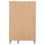 Wooden Wardrobe With 3 Doors And 2 Drawers - Leon