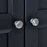 Wooden Wardrobe With 3 Doors And 2 Drawers - Maine