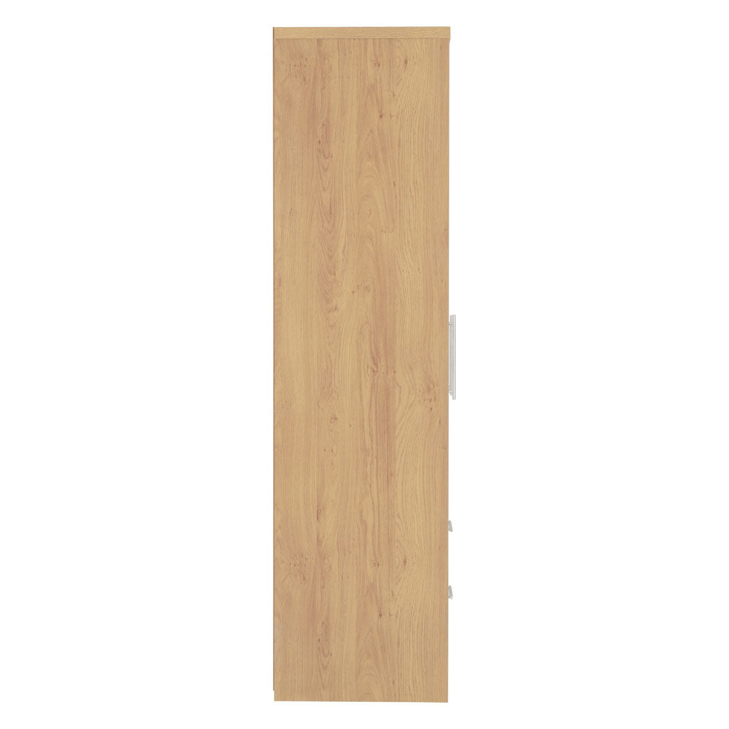 Wooden Wardrobe With 3 Doors And 2 Drawers - Seville