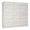 Wooden Wardrobe With 3 Doors - Angel