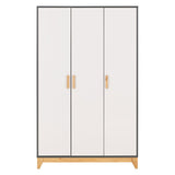 Wooden Wardrobe With 3 Doors - Cleveland
