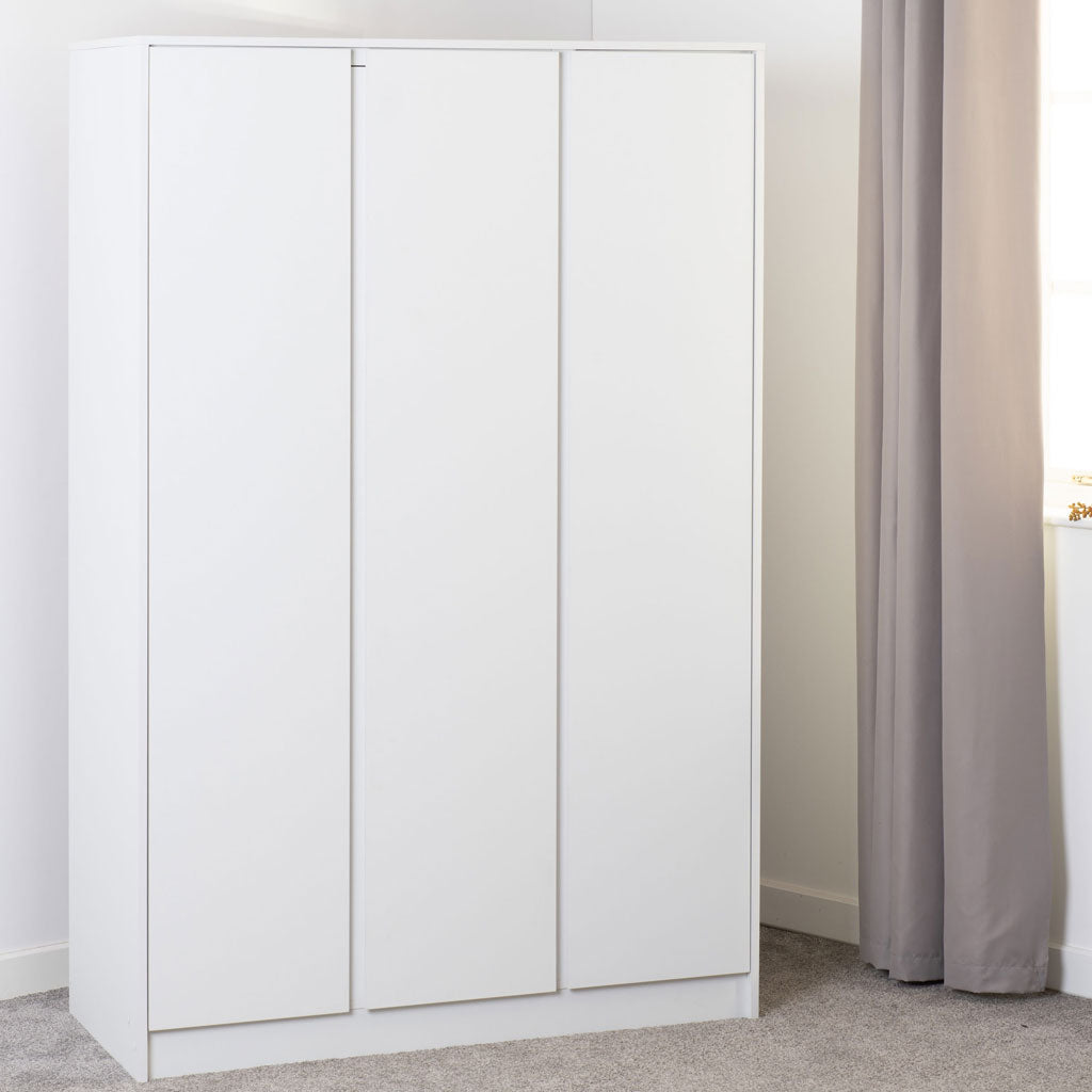 Wooden Wardrobe With 3 Doors - Malvern