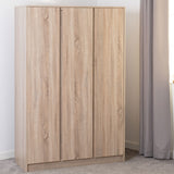 Wooden Wardrobe With 3 Doors - Malvern
