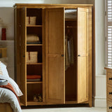 Wooden Wardrobe With 3 Doors - Marlborough