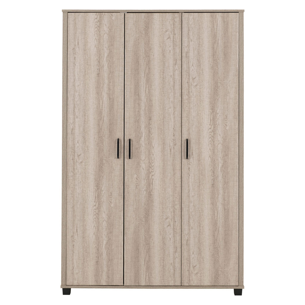 Wooden Wardrobe With 3 Doors - Oliver