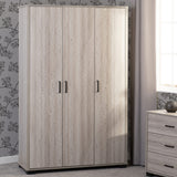 Wooden Wardrobe With 3 Doors - Oliver