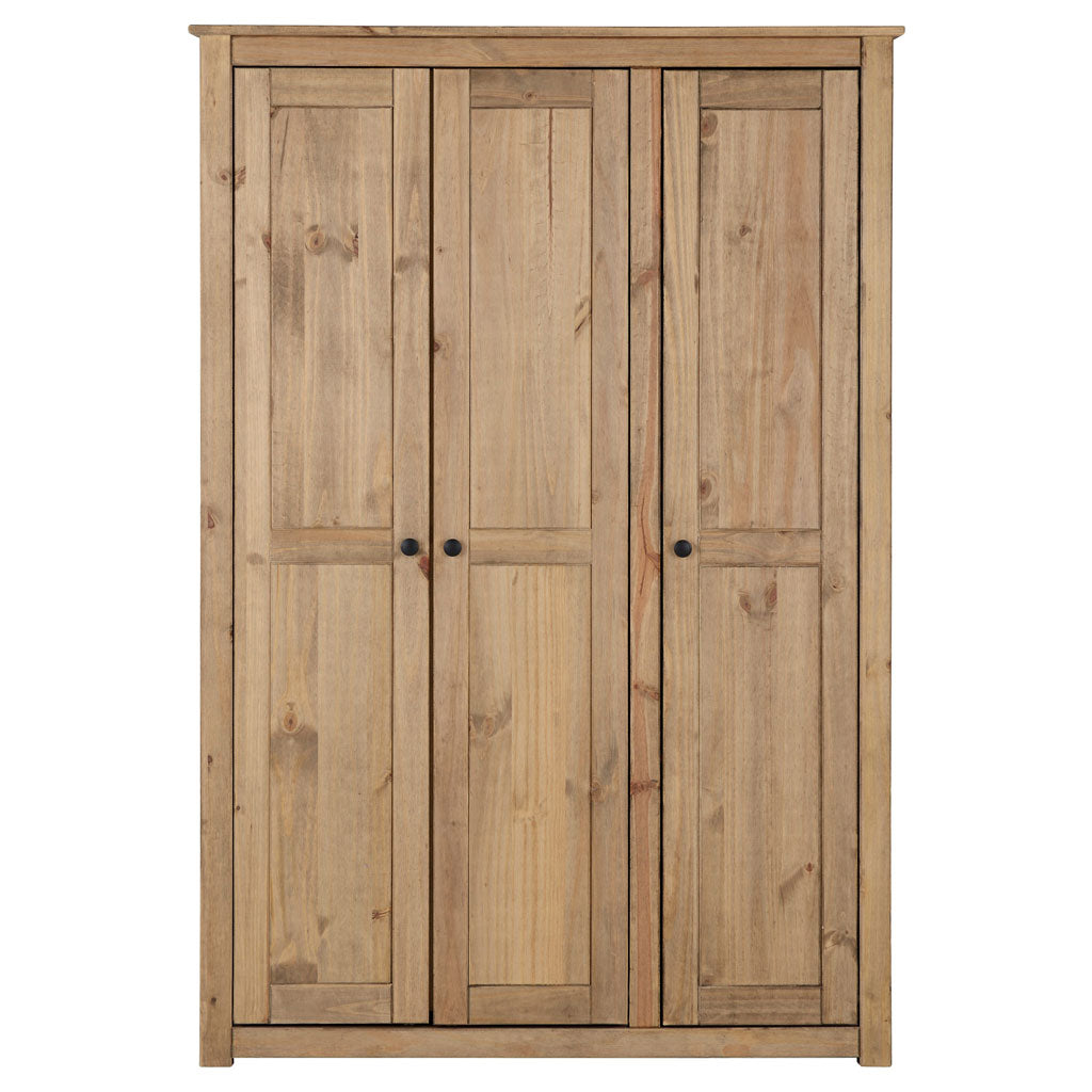 Wooden Wardrobe With 3 Doors - Panama