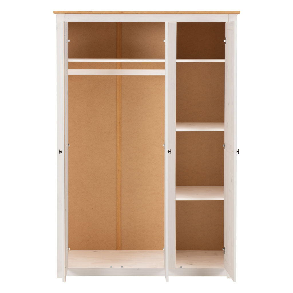 Wooden Wardrobe With 3 Doors - Panama