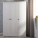 Wooden Wardrobe With 3 Doors - Panama
