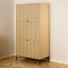 Wooden Wardrobe 99cm Wide With 4 Doors - Albany