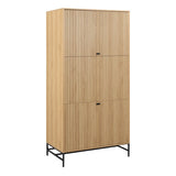 Wooden Wardrobe With 4 Doors - Albany