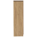 Wooden Wardrobe With 4 Doors And 2 Drawers - Charles