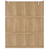 Wooden Wardrobe With 4 Doors And 2 Drawers - Charles
