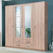 Wooden Wardrobe 160cm Wide With 4 Doors And 2 Drawers - Middleton