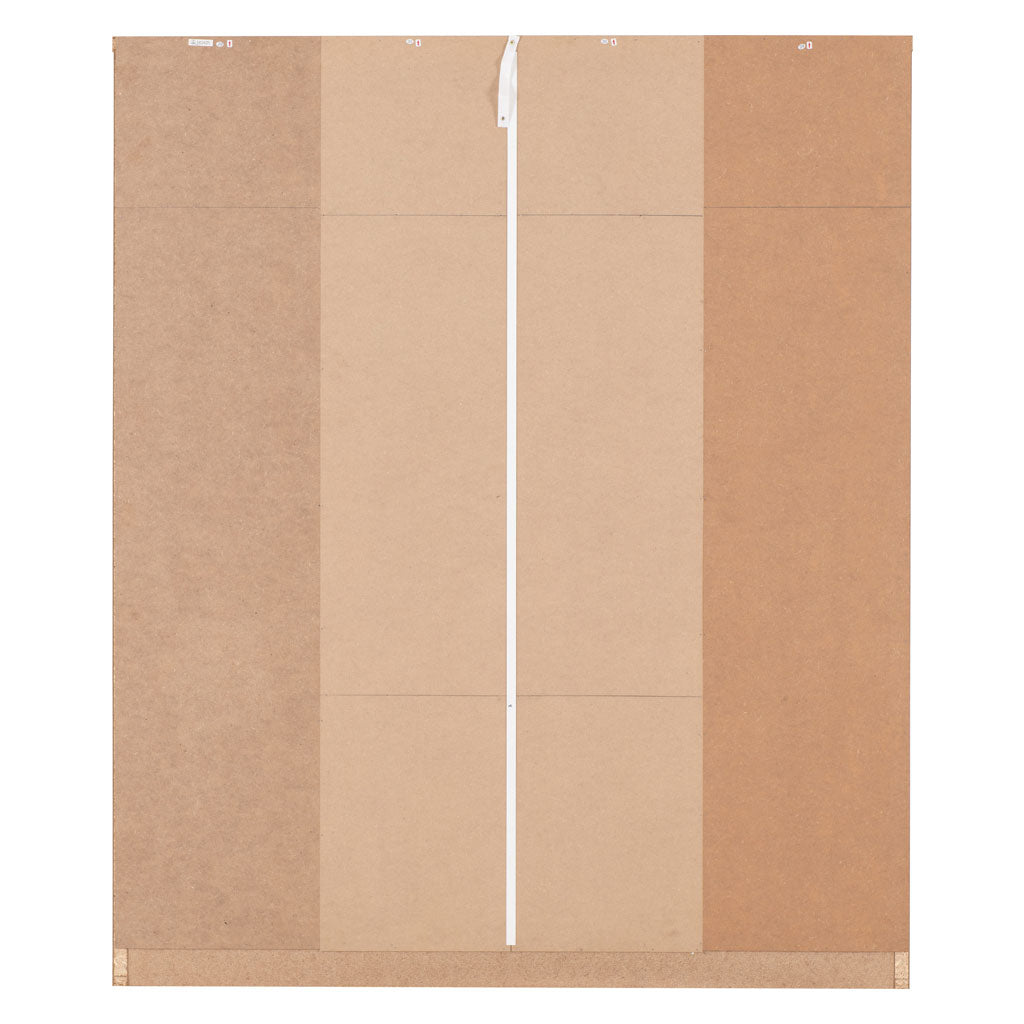 Wooden Wardrobe With 4 Doors And 2 Drawers - Seville