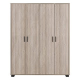 Wooden Wardrobe With 4 Doors - Oliver
