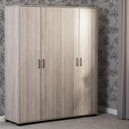 Wooden Wardrobe With 4 Doors - Oliver