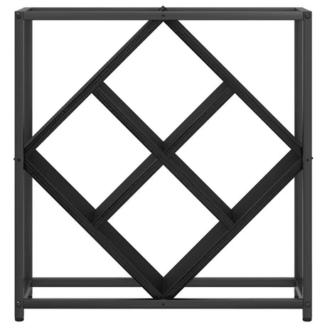 Wooden Wine Rack 51cm Wide With Metal Frame - Vantage Home